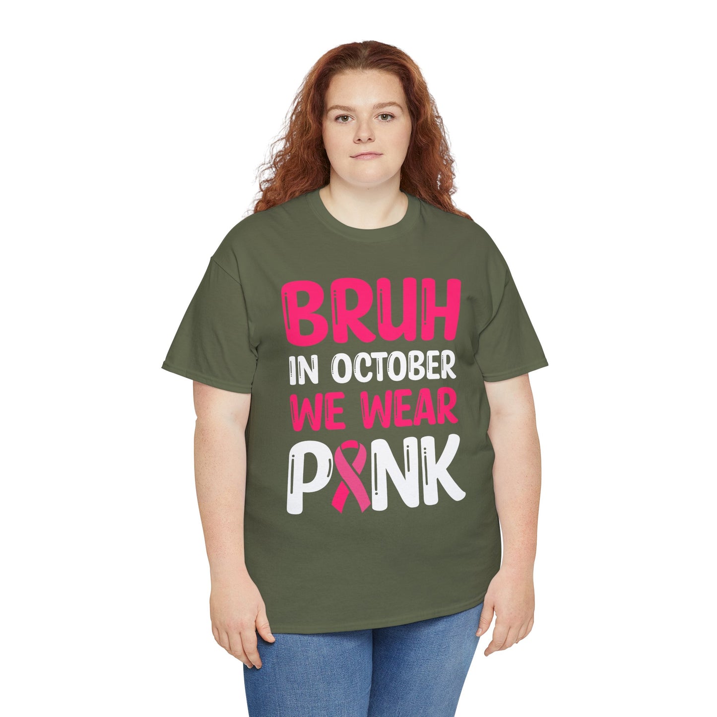 In October We Wear Pink Funny October Survivor Tee