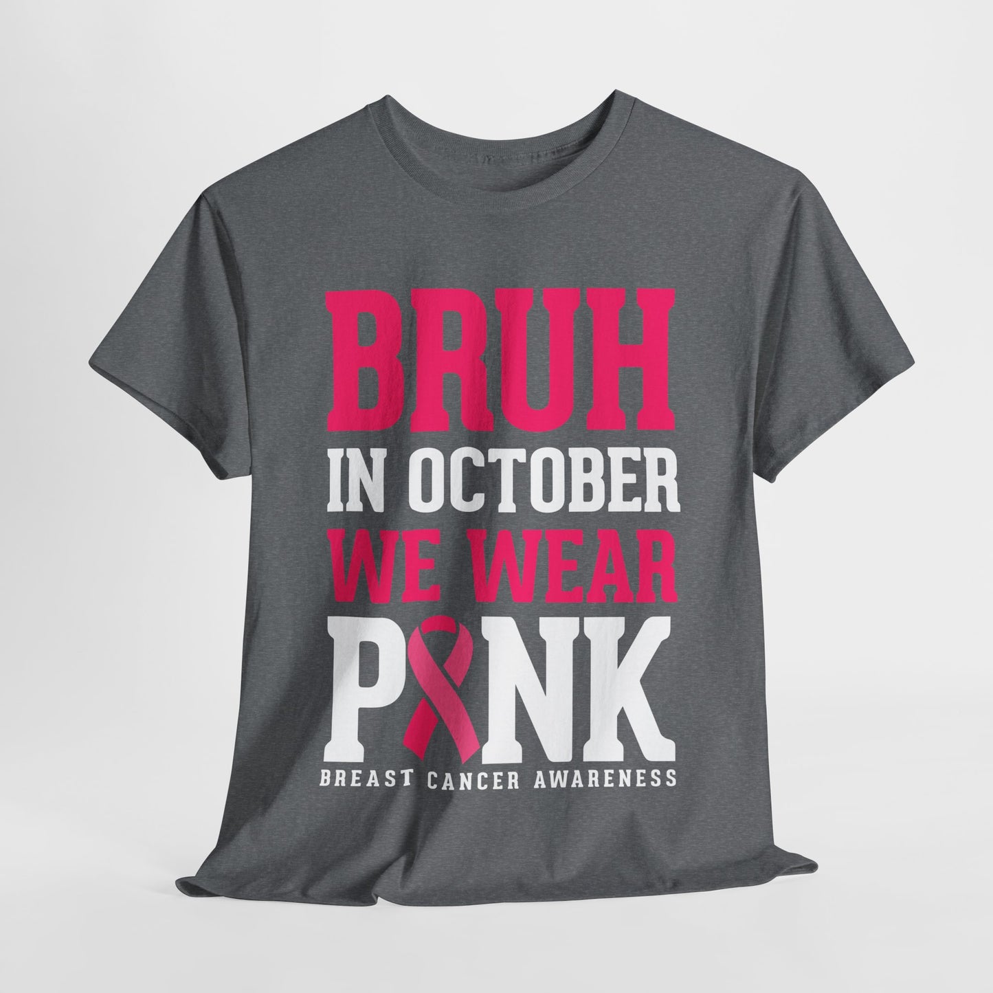 In October We Wear Pink Funny Breast Cancer Shirts