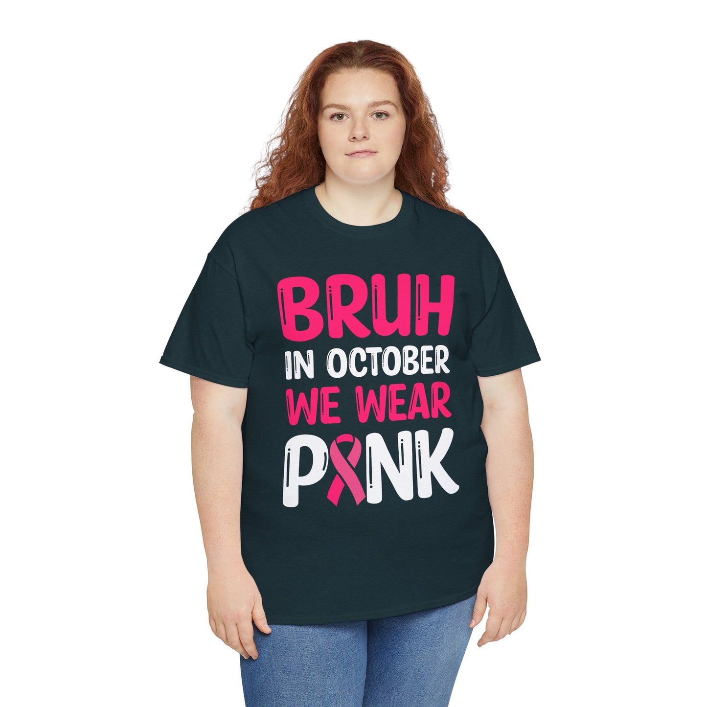 In October We Wear Pink Funny October Survivor Tee