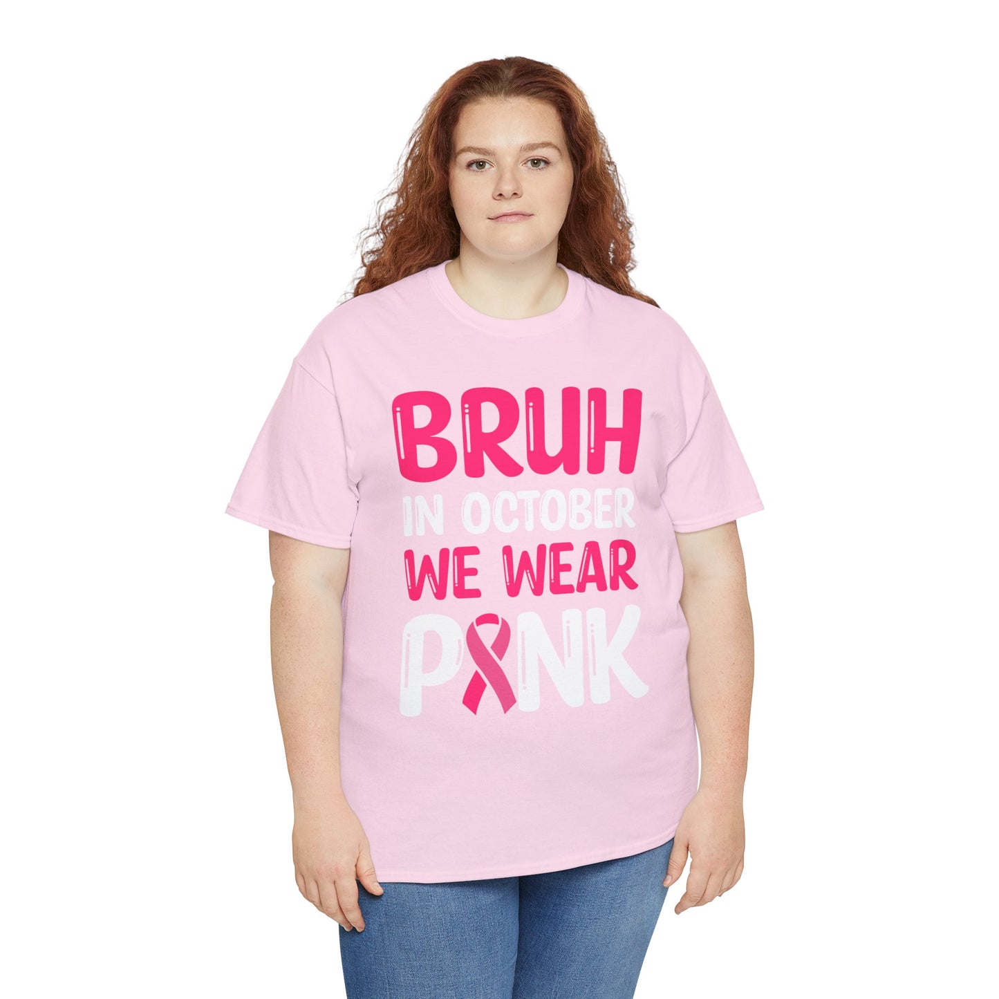 In October We Wear Pink Funny October Survivor Tee