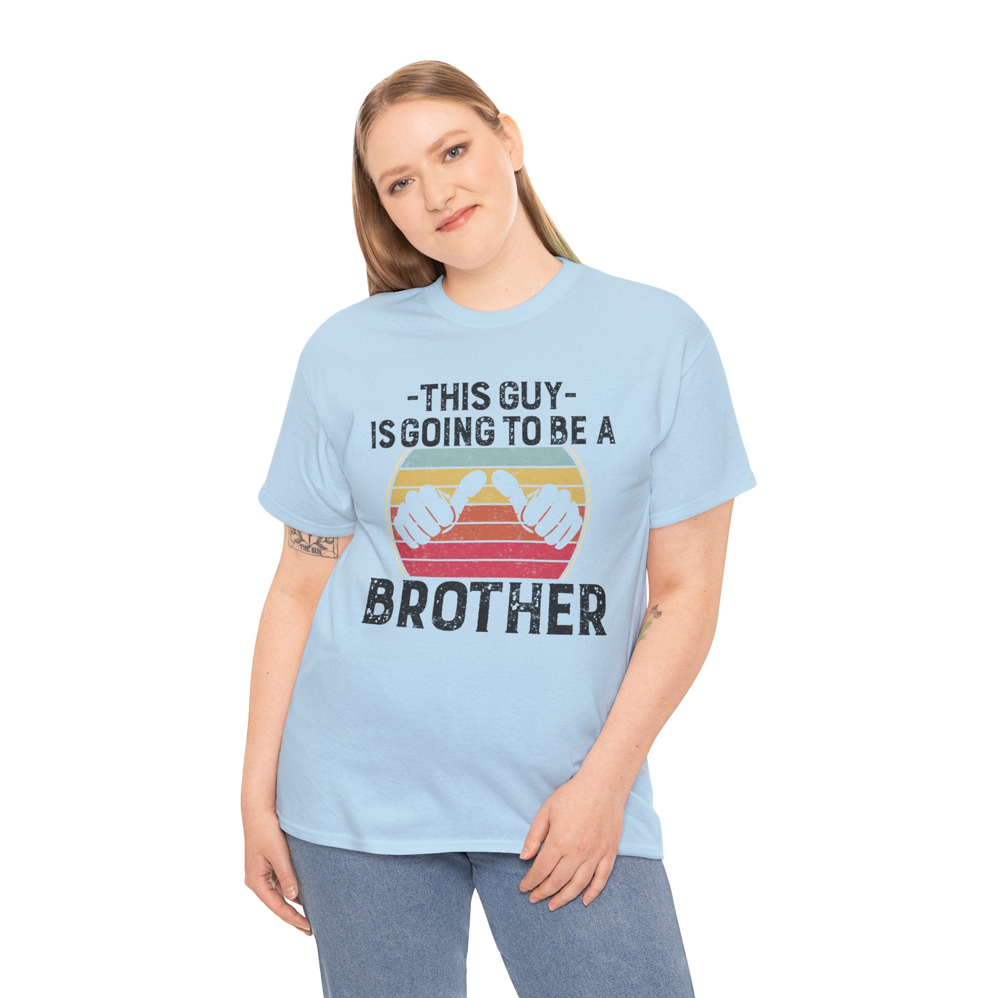 Retro Style This Guy Is Going To Be A Brother Funny Brother Gift T-Shirt