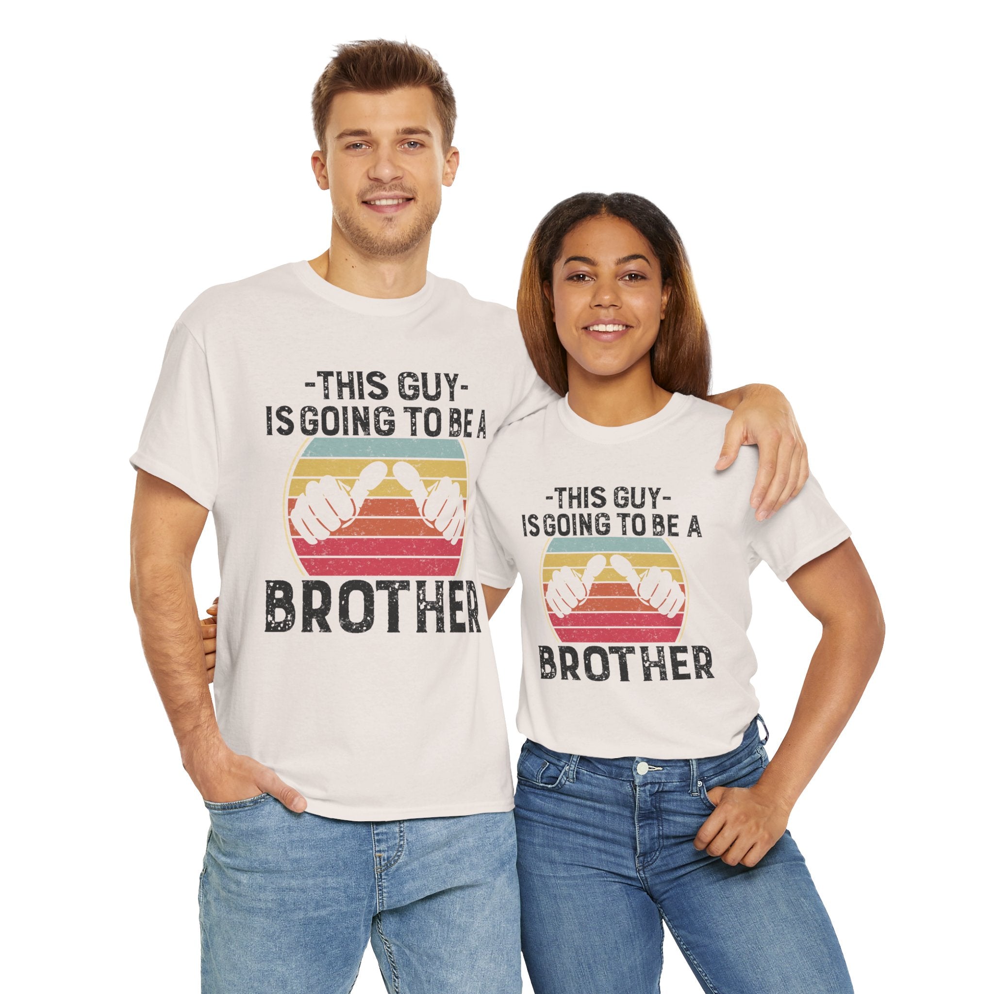 Retro Style This Guy Is Going To Be A Brother Funny Brother Gift T-Shirt