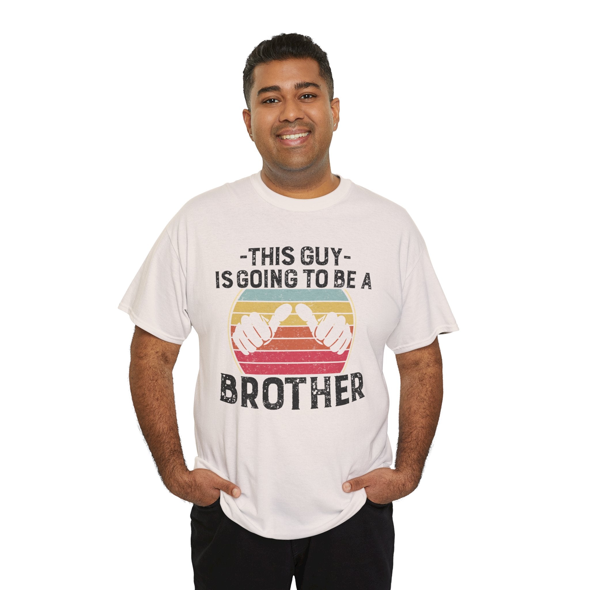 Retro Style This Guy Is Going To Be A Brother Funny Brother Gift T-Shirt