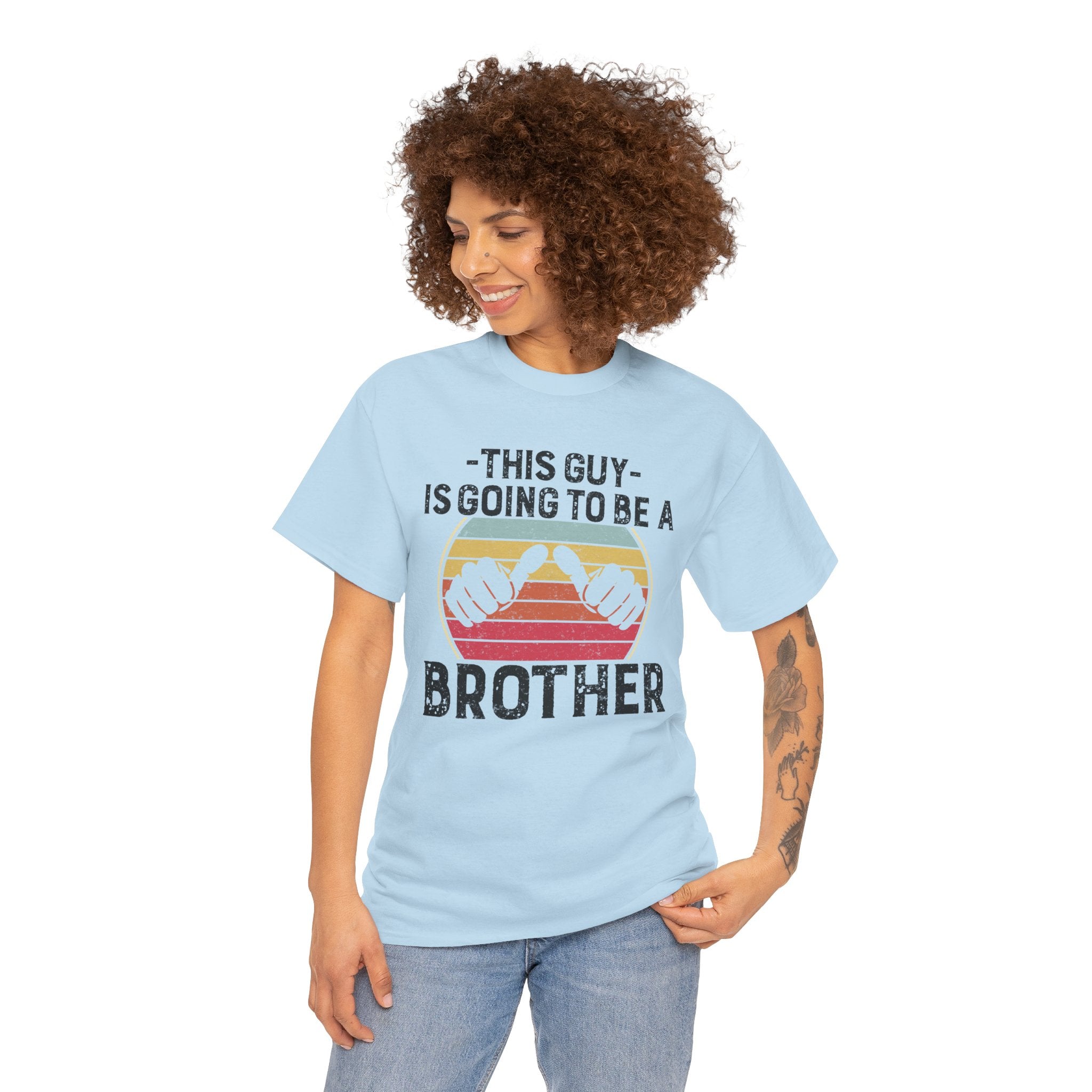 Retro Style This Guy Is Going To Be A Brother Funny Brother Gift T-Shirt