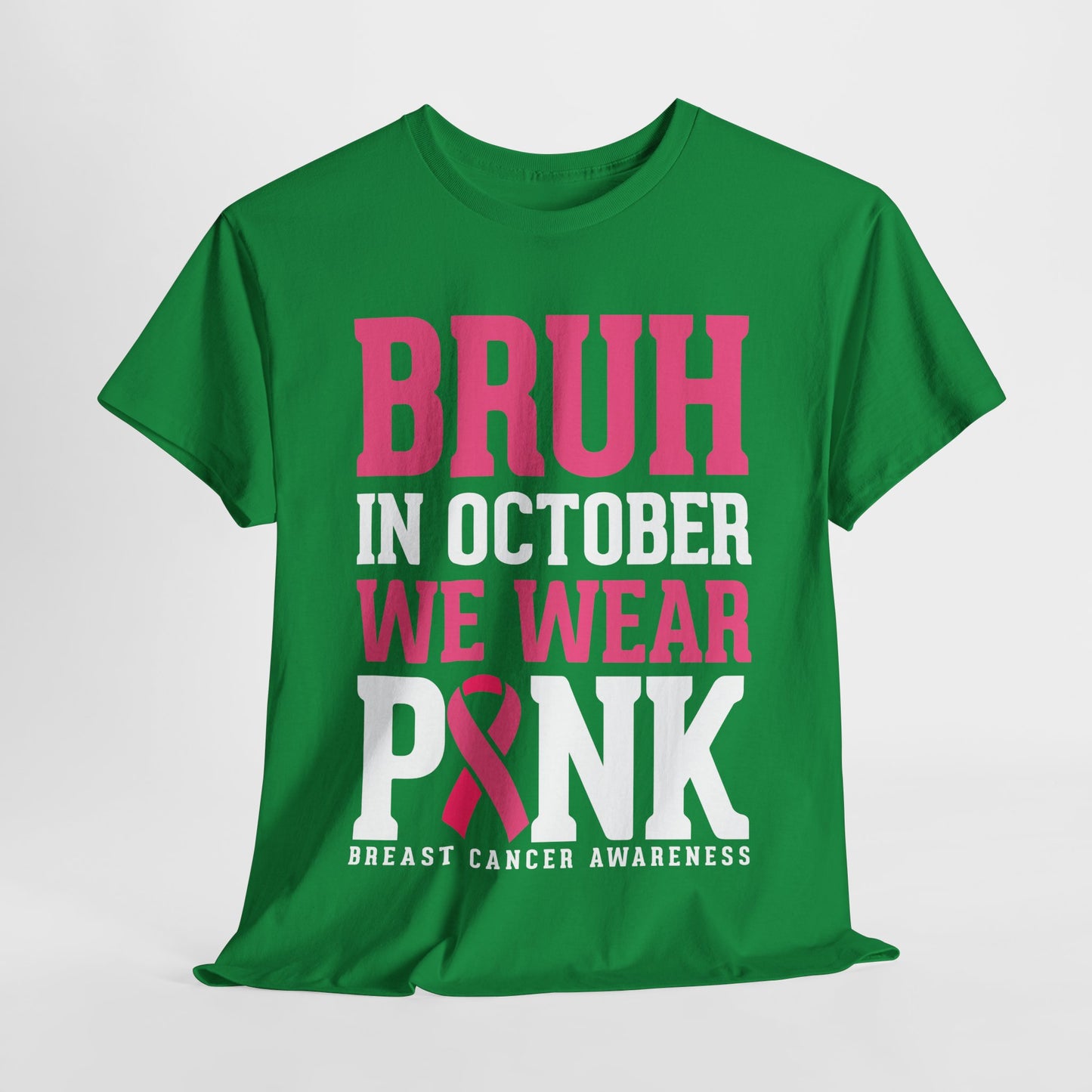 In October We Wear Pink Funny Breast Cancer Womens Tee