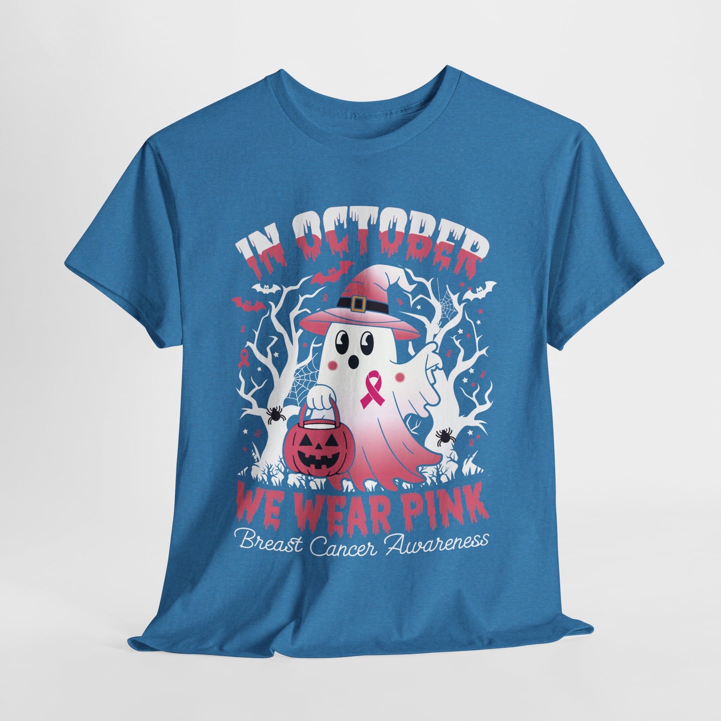 In October We Wear Pink Funny Breast Cancer Gift Shirts