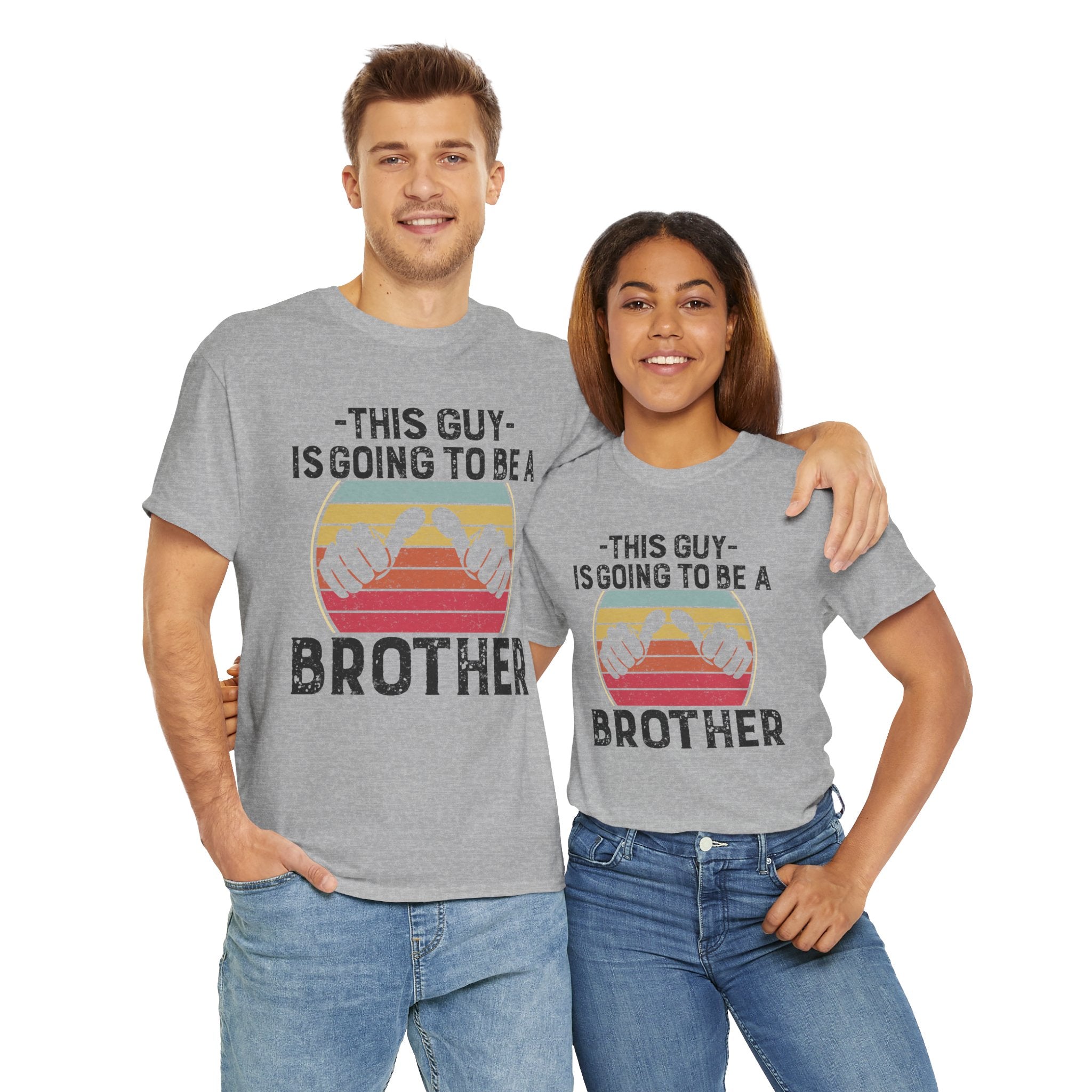 Retro Style This Guy Is Going To Be A Brother Funny Brother Gift T-Shirt