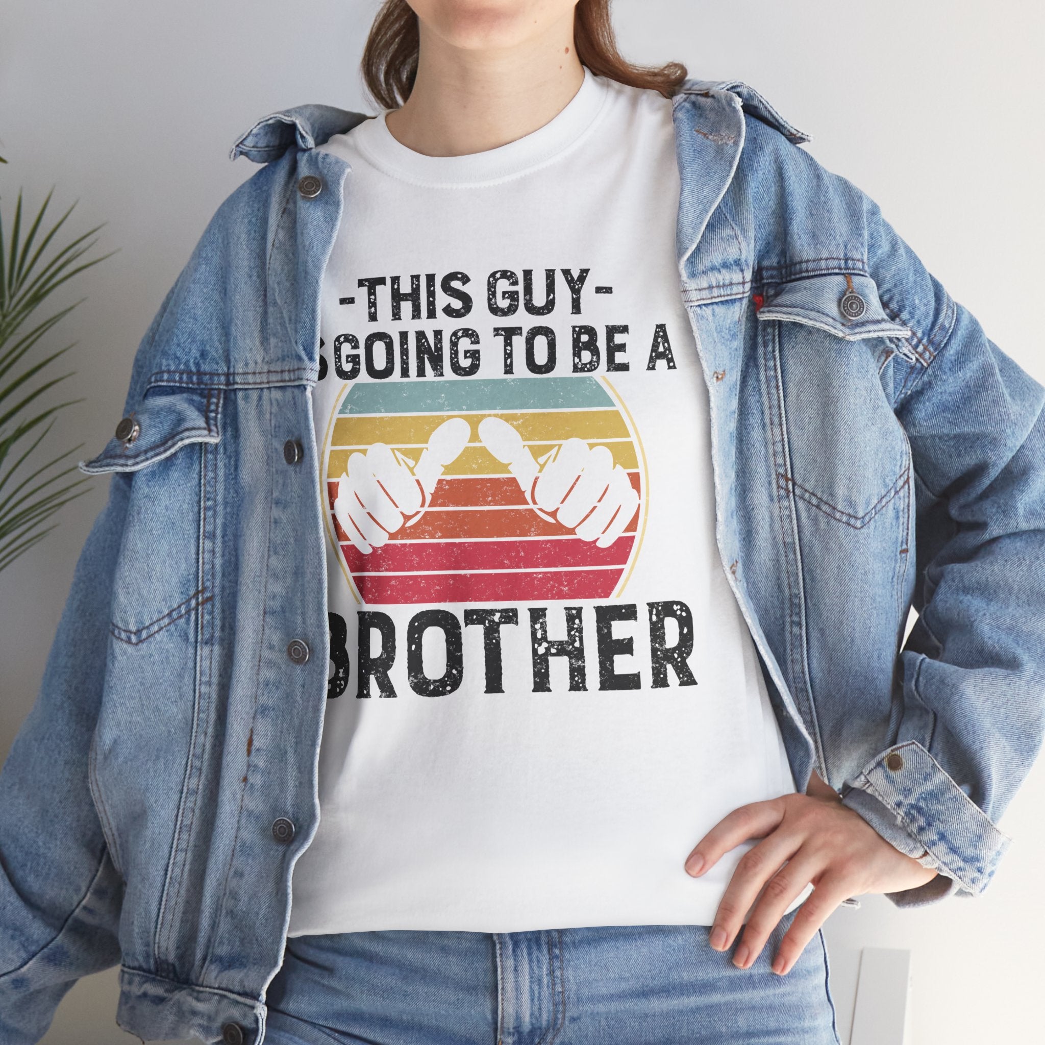 Retro Style This Guy Is Going To Be A Brother Funny Brother Gift T-Shirt