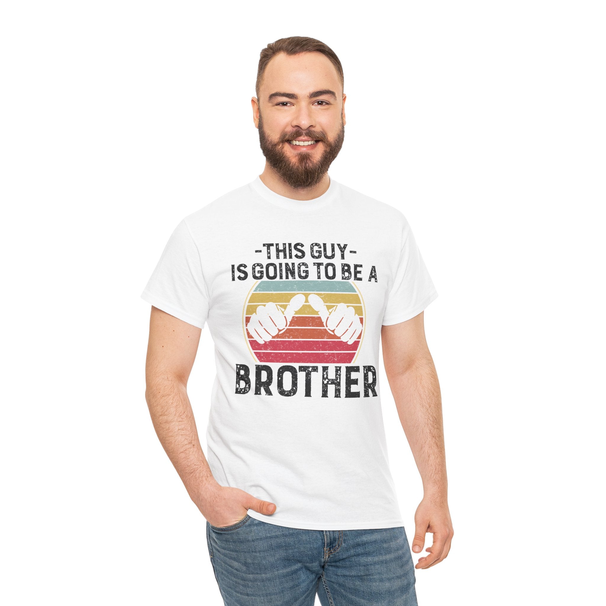 Retro Style This Guy Is Going To Be A Brother Funny Brother Gift T-Shirt