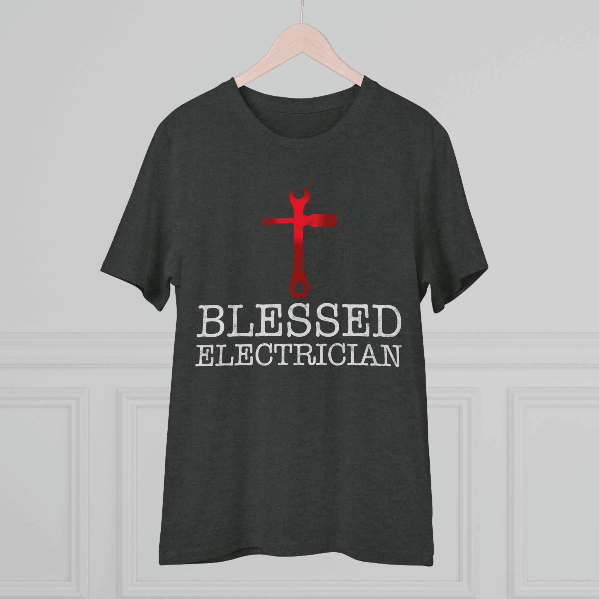 Blessed Electrician gift for Christian Electrician Organic Creator T-shirt - Unisex