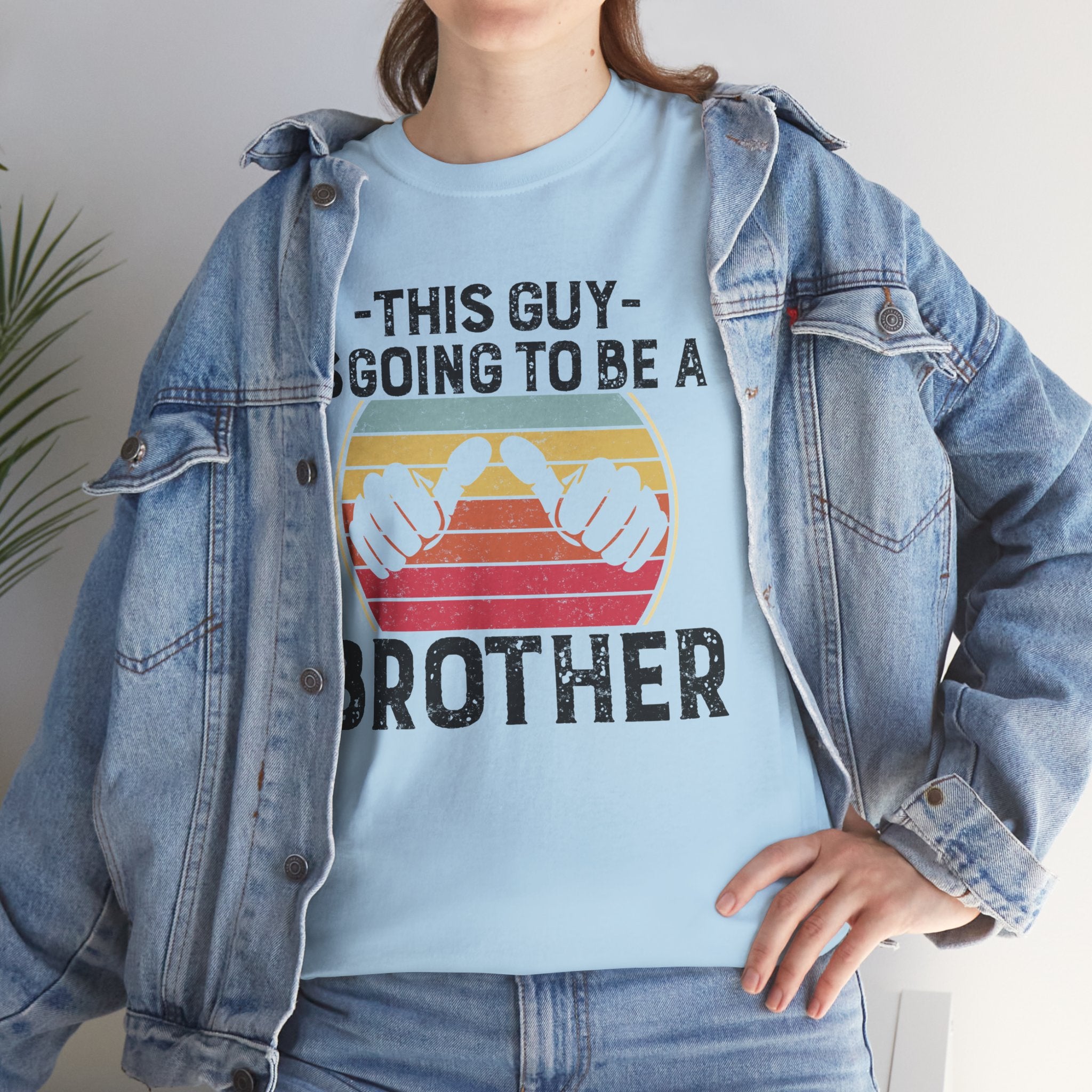 Retro Style This Guy Is Going To Be A Brother Funny Brother Gift T-Shirt