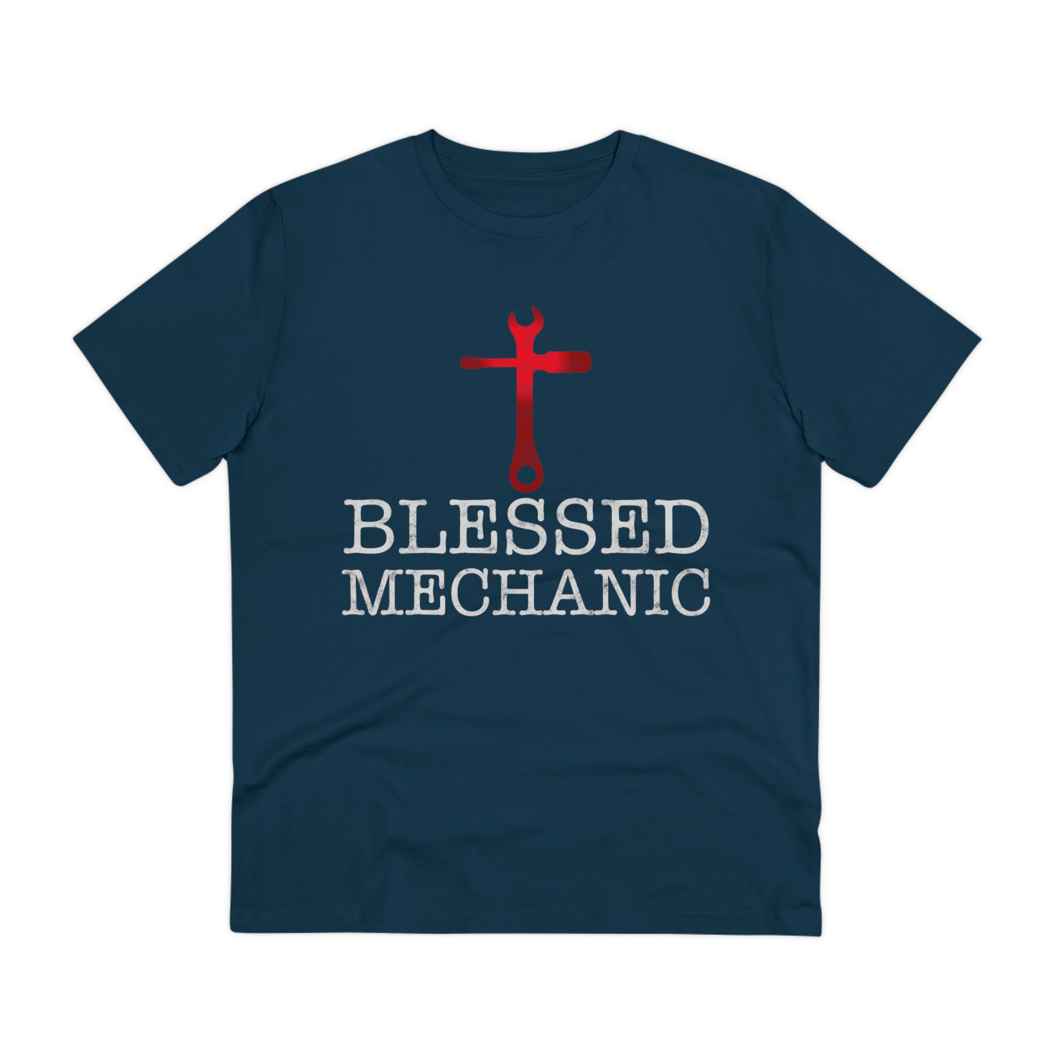 Blessed Mechanic Gift For Christian Mechanic Organic Creator T-shirt - Unisex