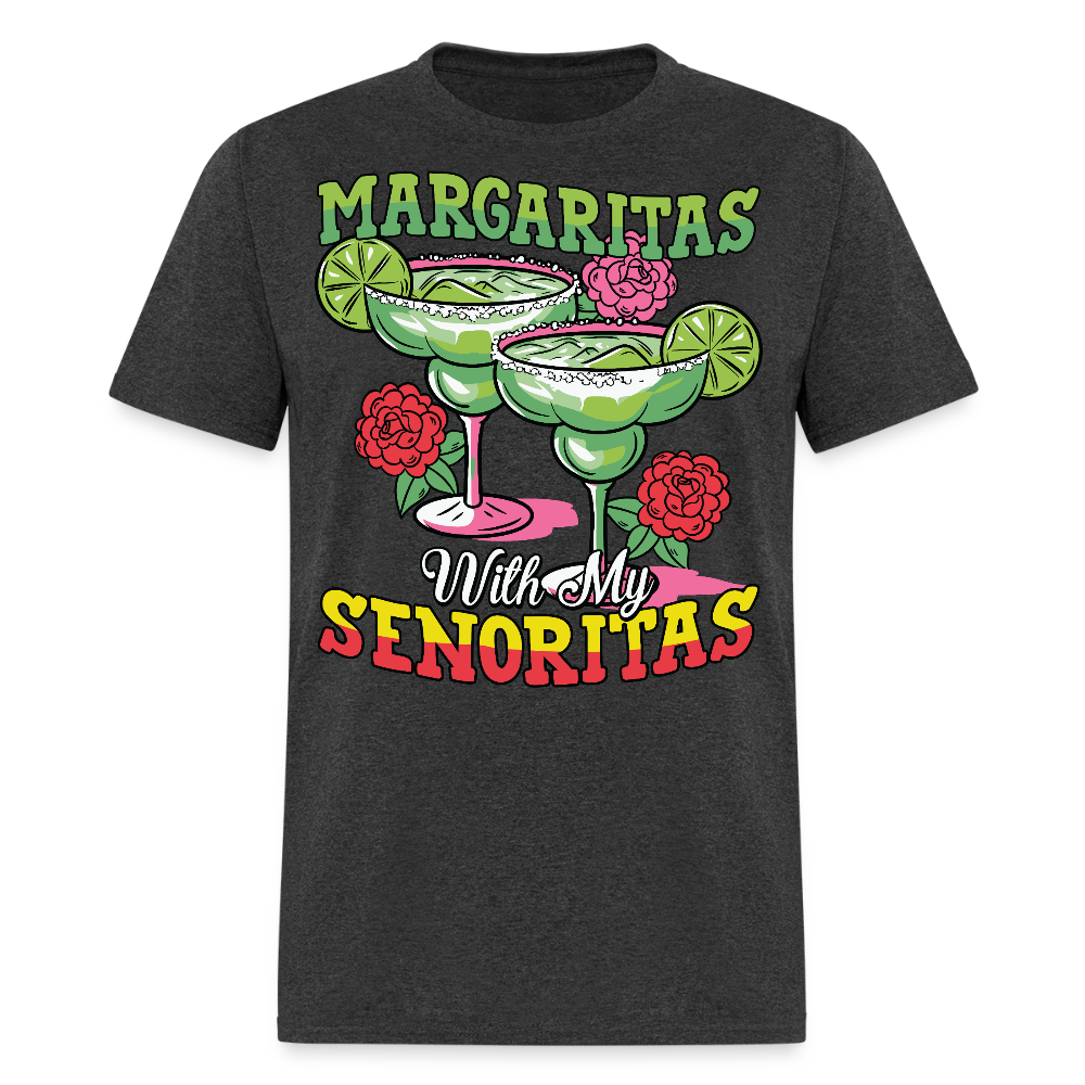 Senorita Margarita Graphic Tee Girls' Night Out Drinking T-shirt - heather black