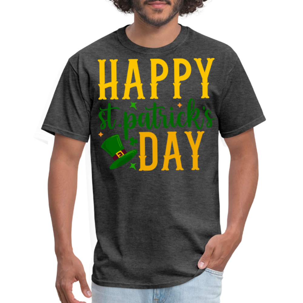 Lucky Shamrock St Patrick’s Day T-shirt - heather black