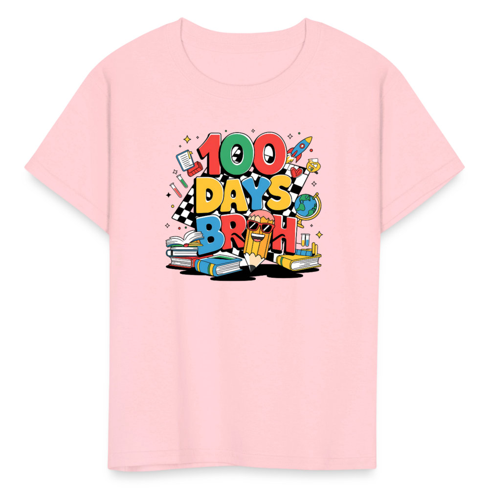 100 Days Of School Shirt For Kids School Milestone T-shirt - pink