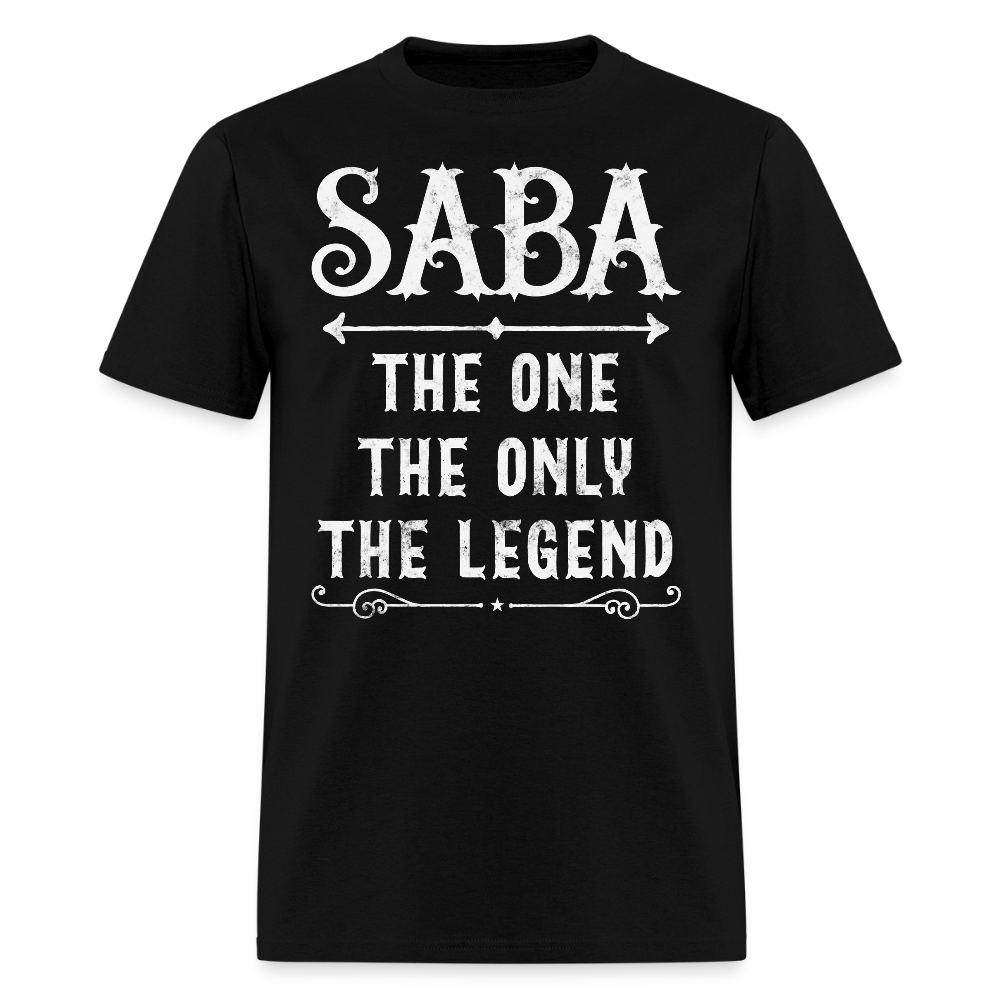 One And Only Saba The Legend T-Shirt - black