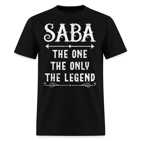 One And Only Saba The Legend T-Shirt - black