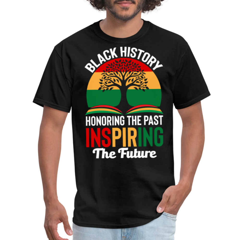 Honoring Black History Inspirational Unisex T-shirt - black