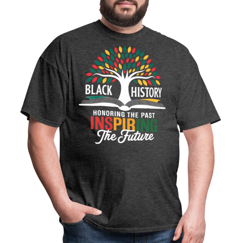 Honoring The Past Inspiring The Future Men And Women T-Shirt - heather black