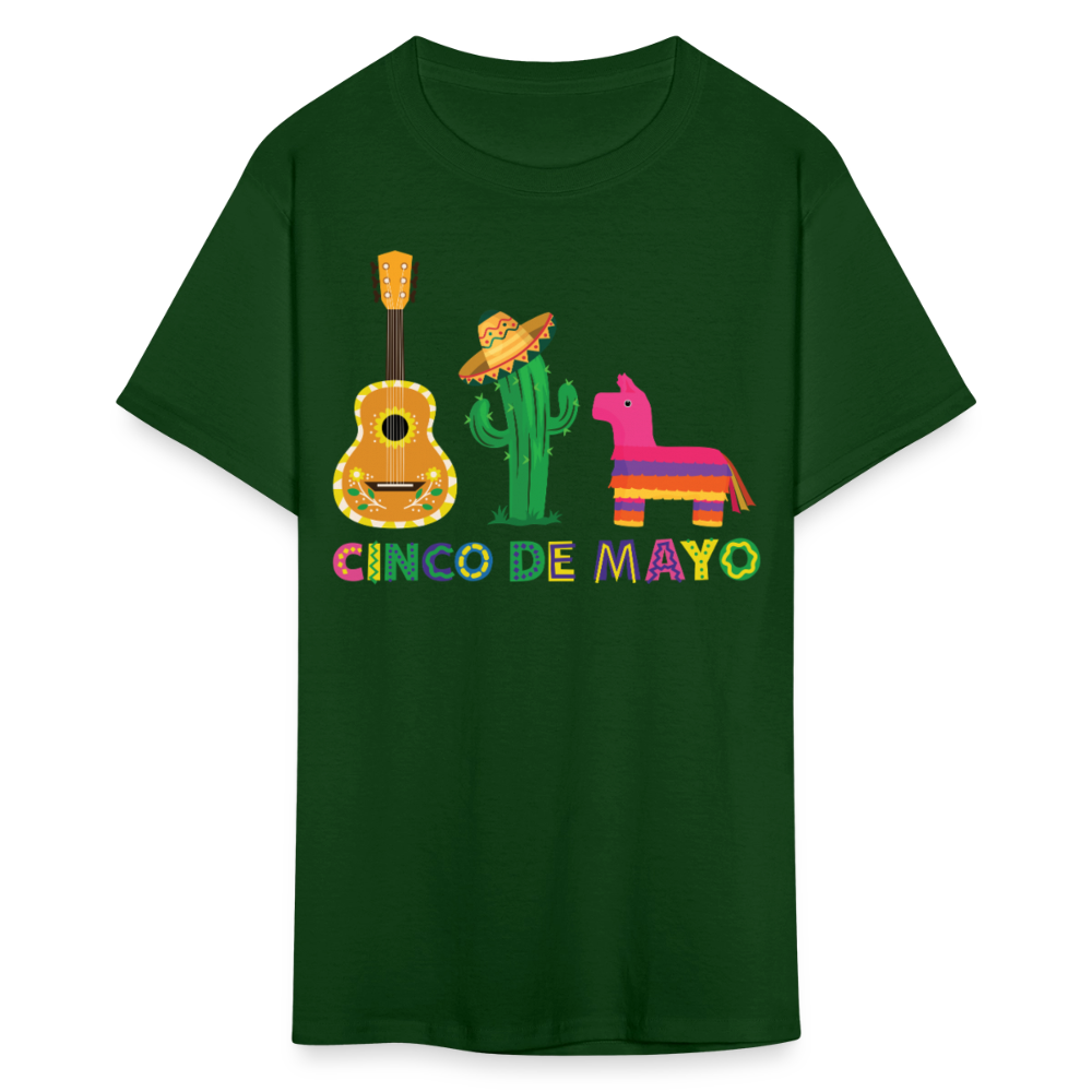 Cinco De Mayo Party Outfit Funny Mexican Fiesta T-shirt - forest green