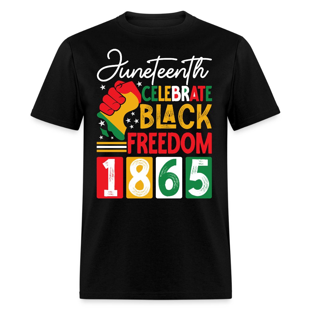 Celebrate Black Freedom Black Empowerment Juneteenth T-shirt - black