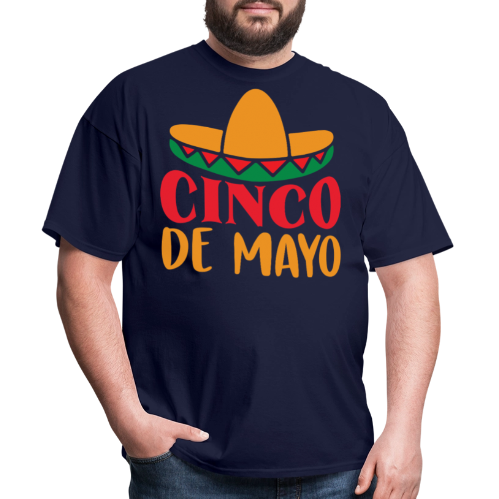 Best Cinco de Mayo Tee For Celebrations Mexican Festival T-shirt - navy