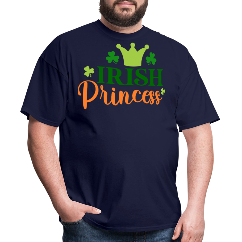 Cute Irish Princess St Patrick’s Day Women T-Shirt - navy