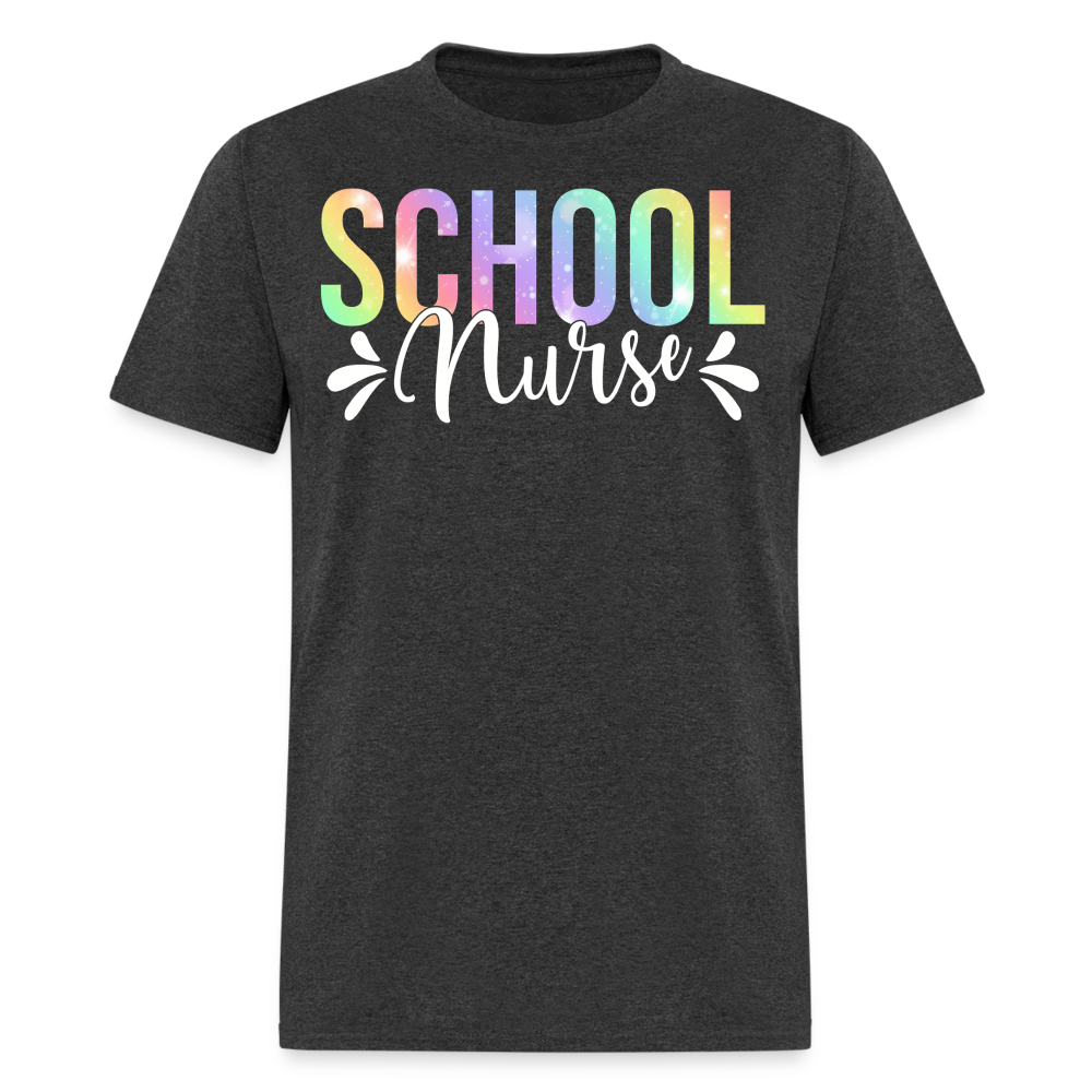 School Nurse Appreciation Gifts Back to School T-shirt - heather black