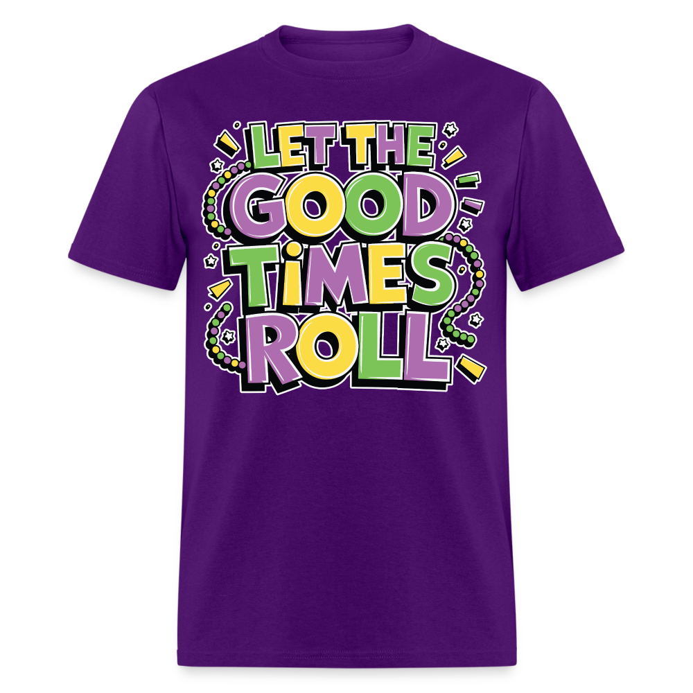 Funny Let the Good Times Roll Festival Unisex T-shirt - purple