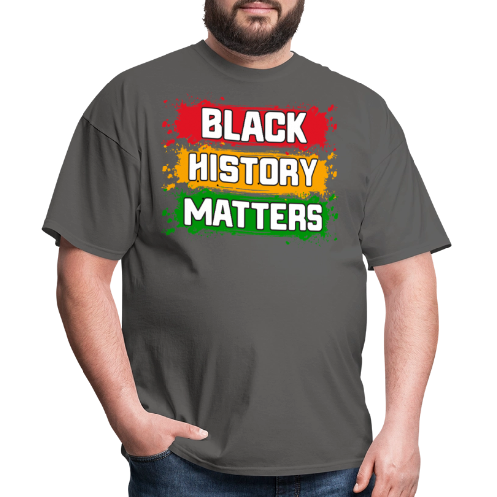 African American Heritage Apparel for Black History Month Unisex T-shirt - charcoal