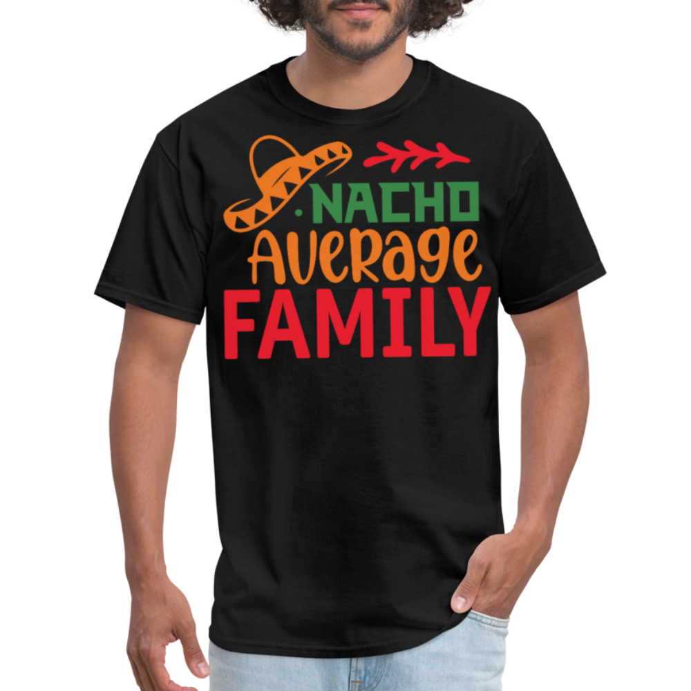 Cinco De Mayo Family Outfits Nacho Average Family T-shirt - black