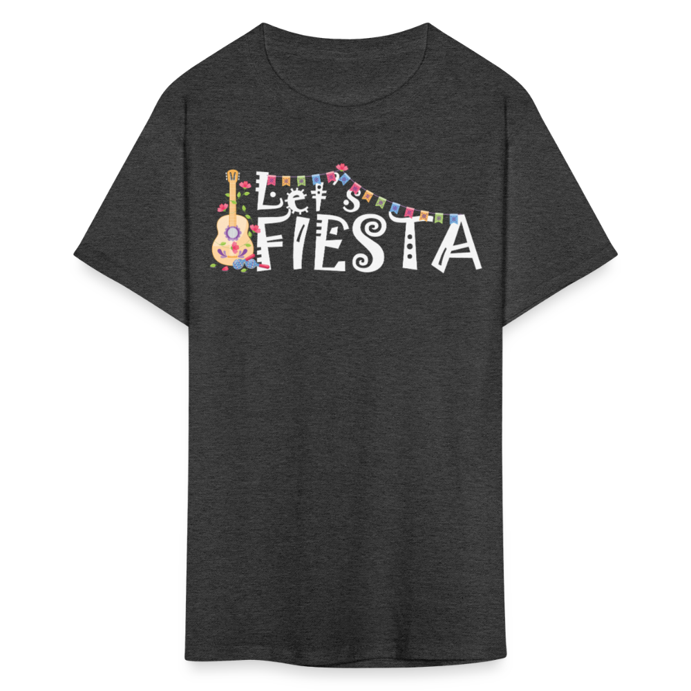 Let’s Fiesta Graphic Tee for Cinco de Mayo T-shirt - heather black