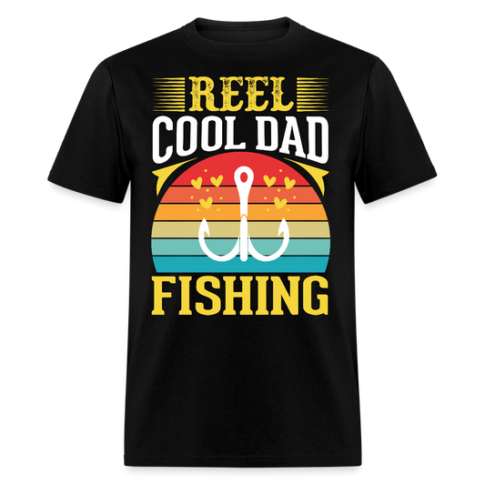 Father’s Day Gift For Fisherman Dad T-shirt - black