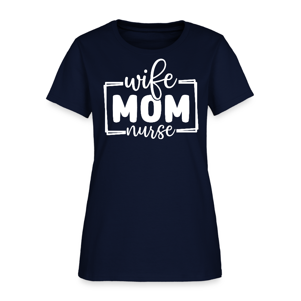 Nurse Mom Gift Ideas T-Shirt - navy