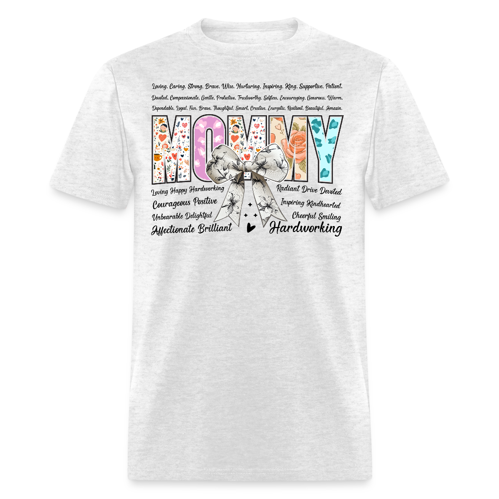 Comfortable And Stylish Mommy Appreciation T-shirt - light heather gray