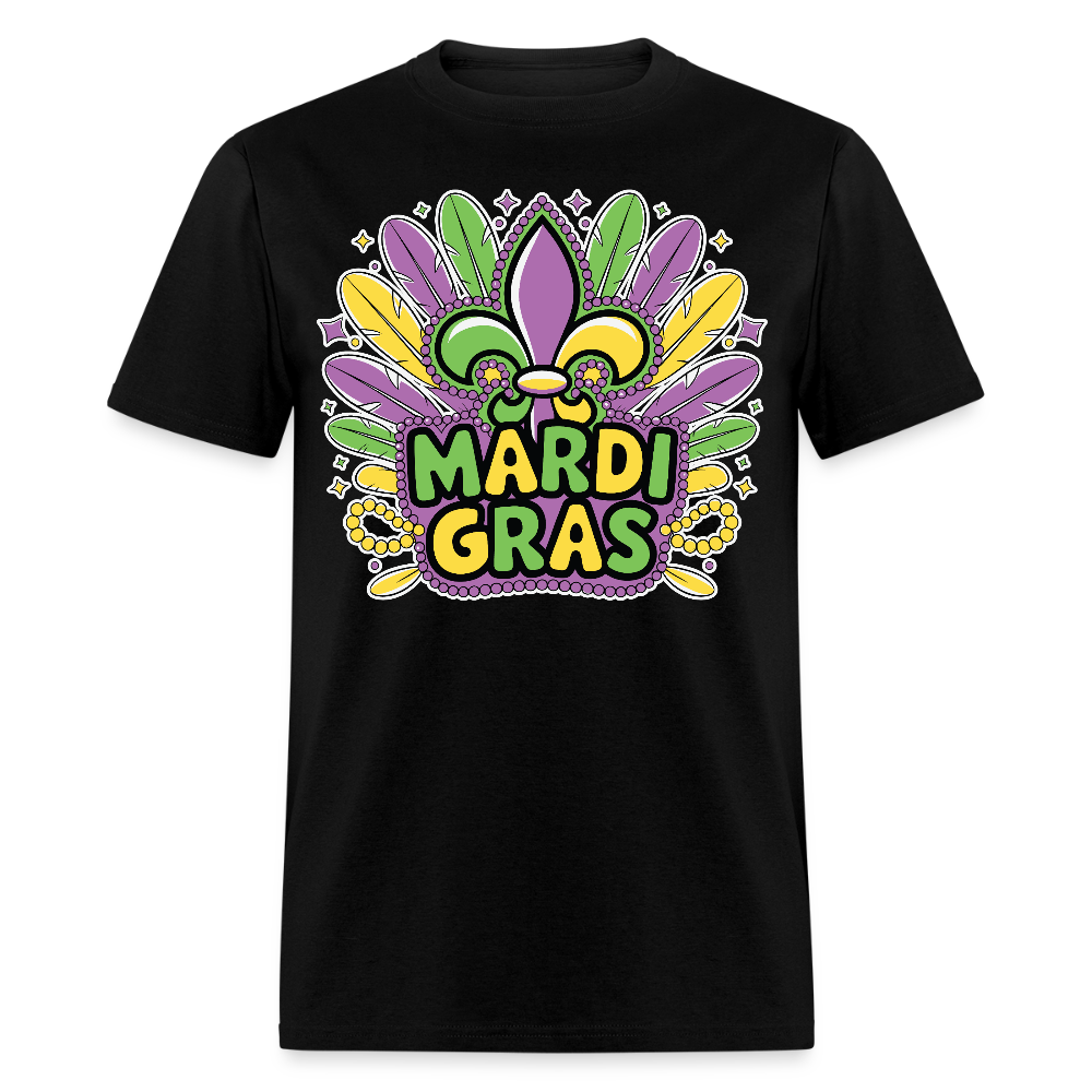 Festive Mardi Gras Clothing For Parties Best Mardi Gras T-shirt - black