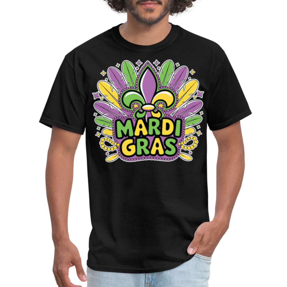 Festive Mardi Gras Clothing For Parties Best Mardi Gras T-shirt - black