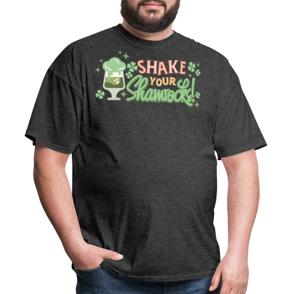 Shake Your Shamrocks Irish Party T-Shirt - heather black