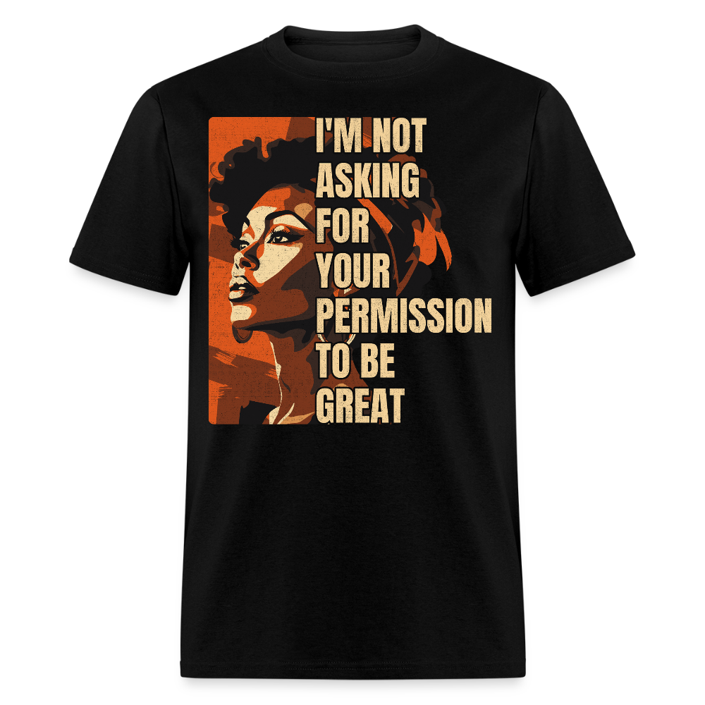 Black Empowerment Graphic Shirt for Women Feminist Slogan T-Shirt - black