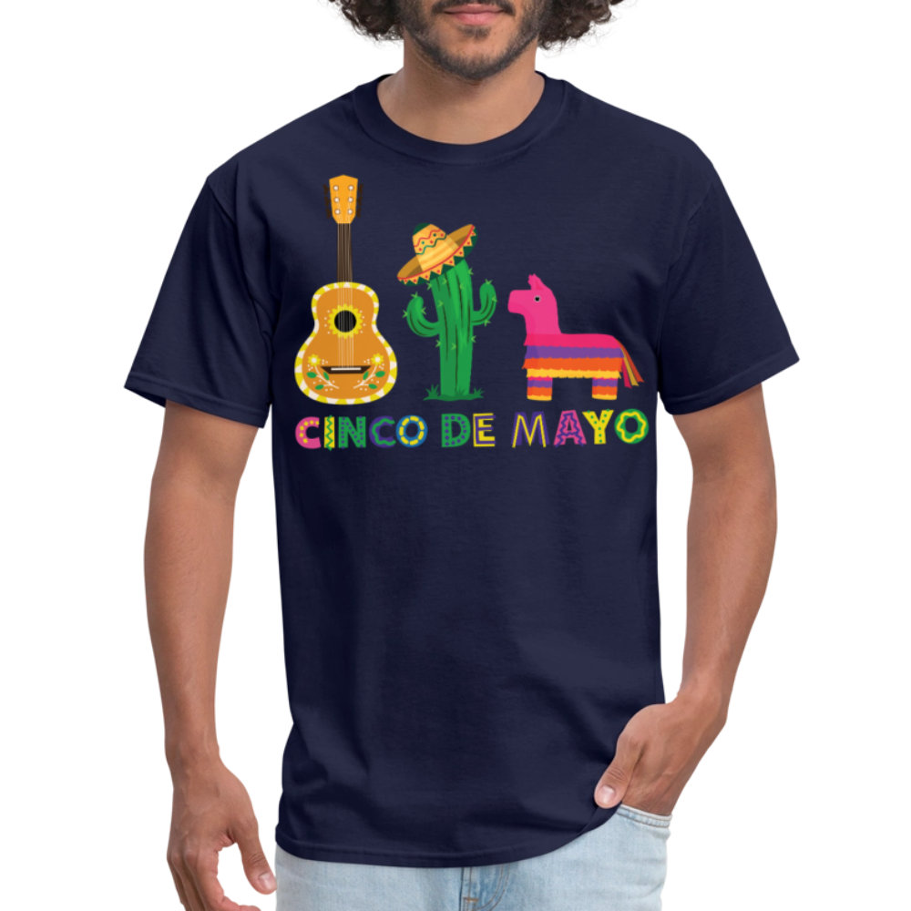 Cinco De Mayo Party Outfit Funny Mexican Fiesta T-shirt - navy