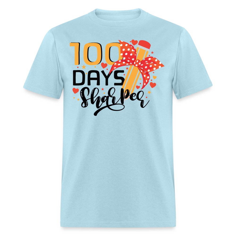 100 Days Of School Shirt For Teachers Unisex T-shirt - powder blue