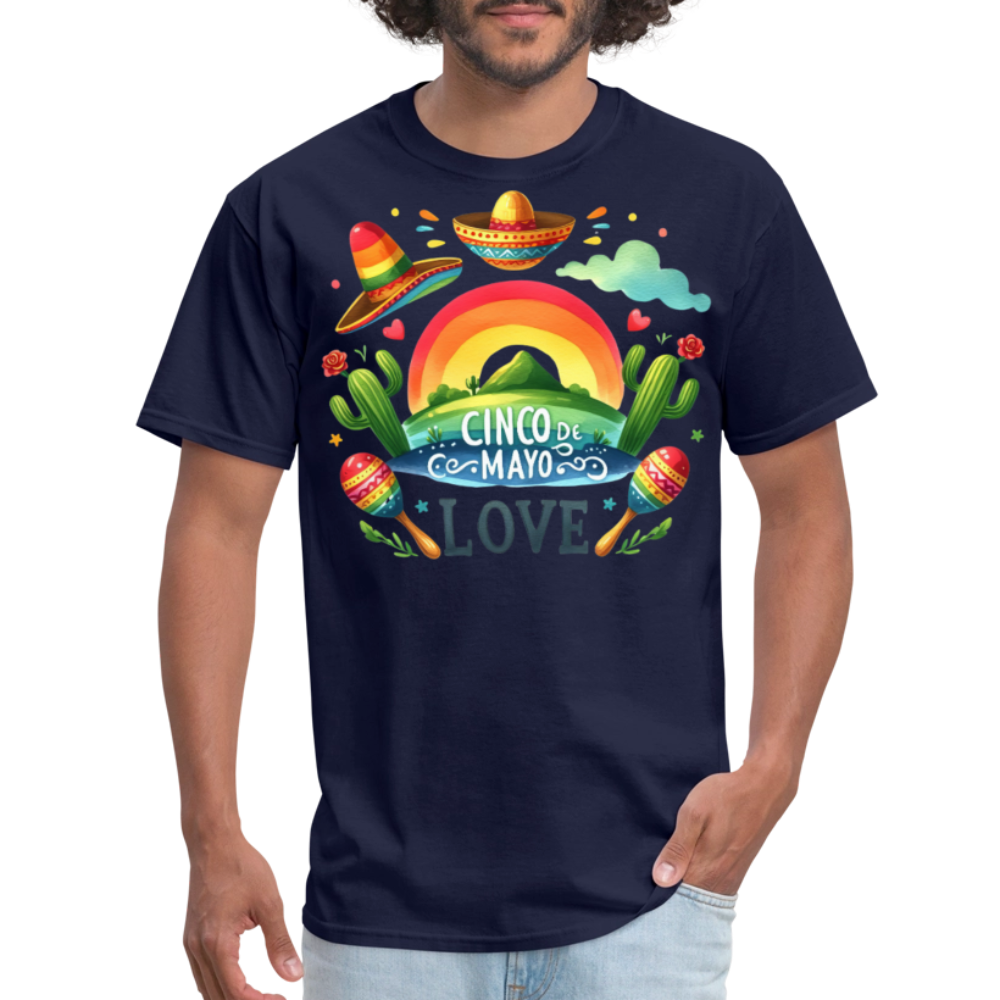 Mexican Holiday Outfit Ideas For Cinco De Mayo T-shirt - navy