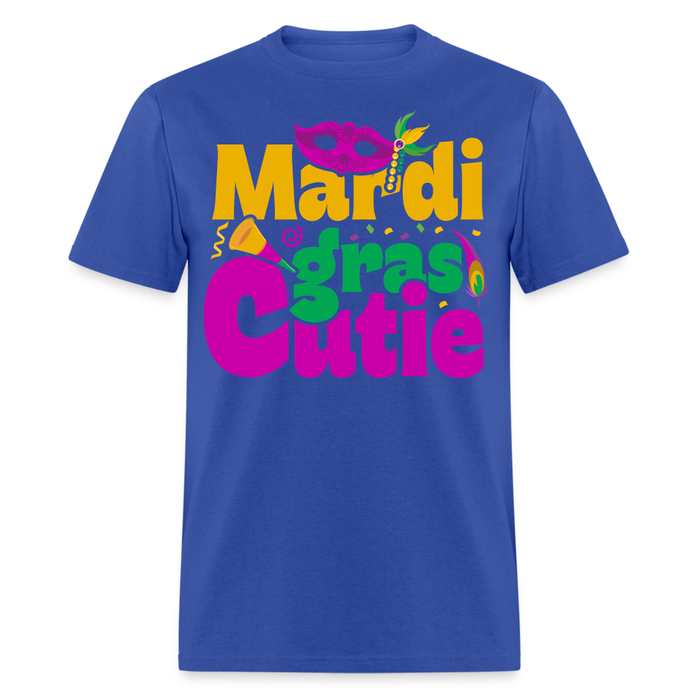 New Orleans Shirt Cute Mardi Gras Party T-shirt - royal blue