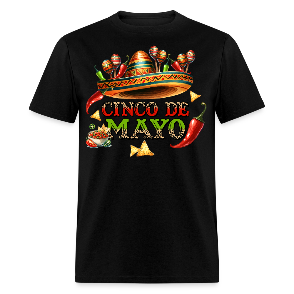 Cinco De Mayo Party Outfit For Men Mexican fiesta T-shirt - black