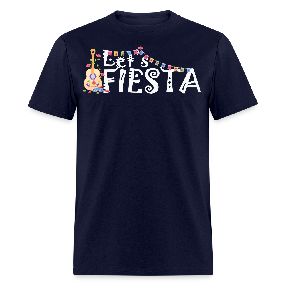 Let’s Fiesta Graphic Tee for Cinco de Mayo T-shirt - navy