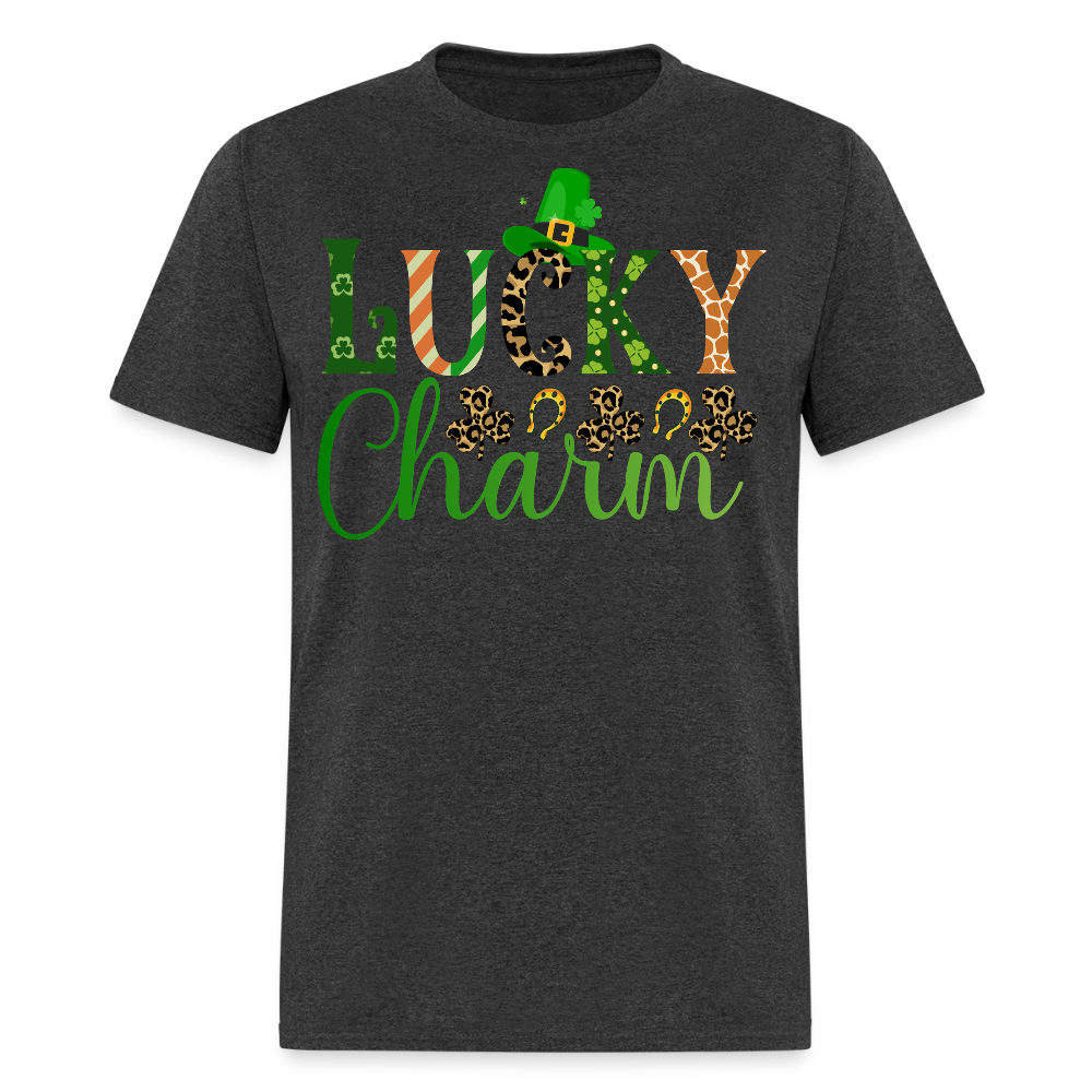 St Patrick’s Day Lucky Charm Classic T-shirt - heather black