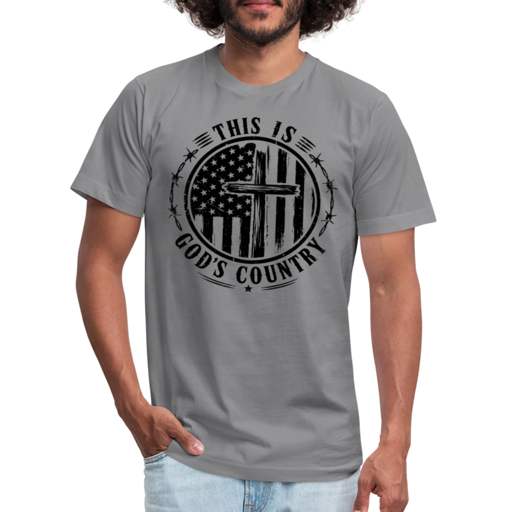 This Is God's Country T-Shirt | Bella + Canvas Unisex Tee - slate