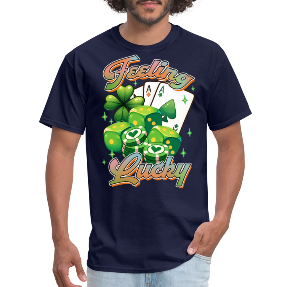 St Patrick’s Day lucky Gambling T-shirt - navy