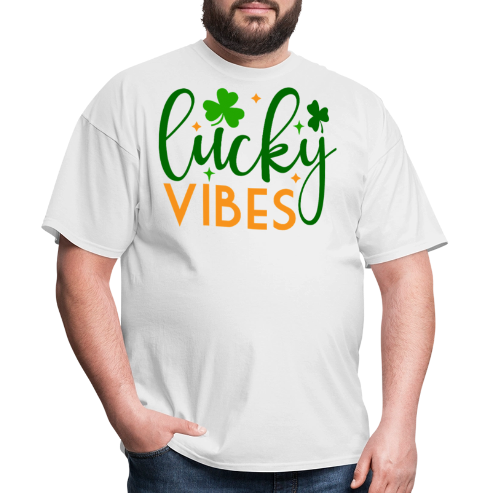 Lucky Vibes St Patrick’s Day Party T-shirt - white