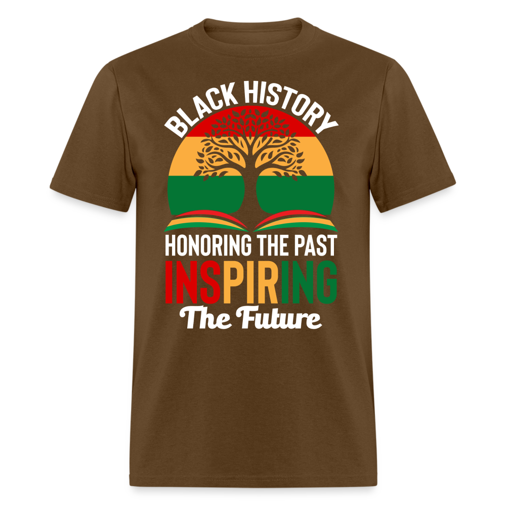 Honoring Black History Inspirational Unisex T-shirt - brown